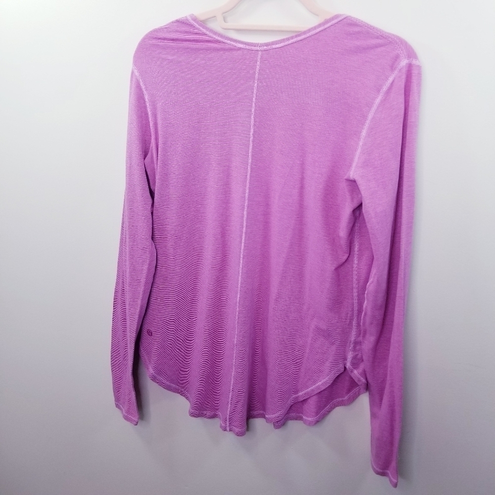 Lululemon swiftly tech striped running long sleeve - Picture 3 of 7